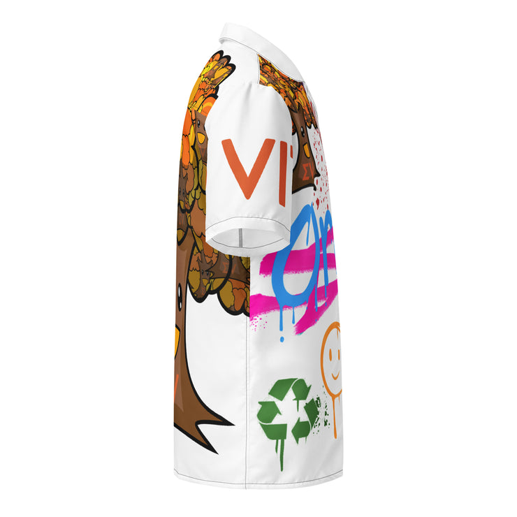 Eco Wild Unisex button shirt