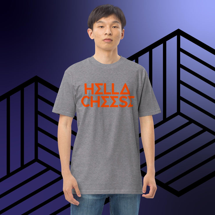 Hella Cheese Steze Men’s premium heavyweight tee