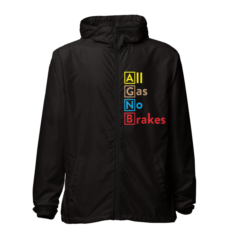 AGNB Art Basel Unisex lightweight zip up windbreaker