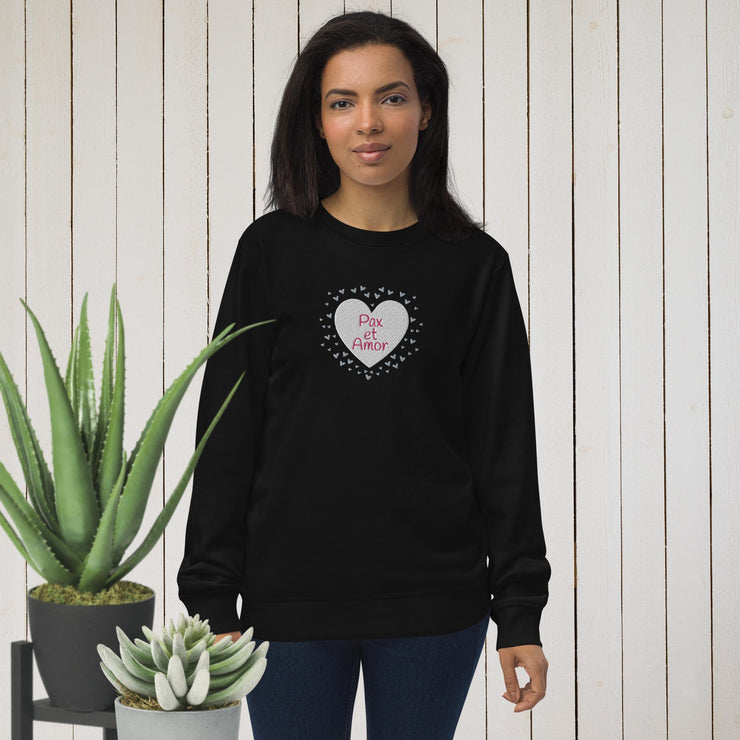 Pax et Amor  (Unisex organic sweatshirt)