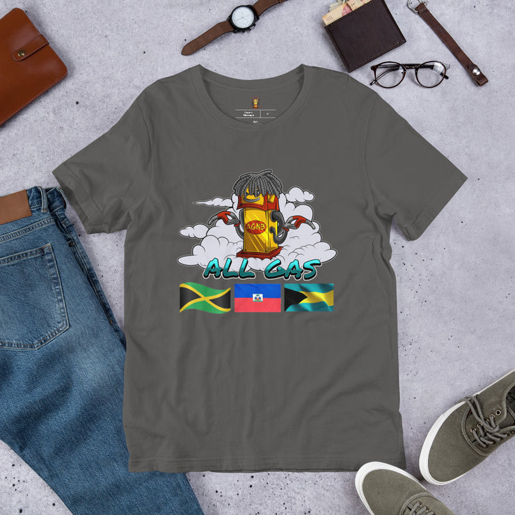 All Gas "Breathe Easy" Short-Sleeve Unisex T-Shirt