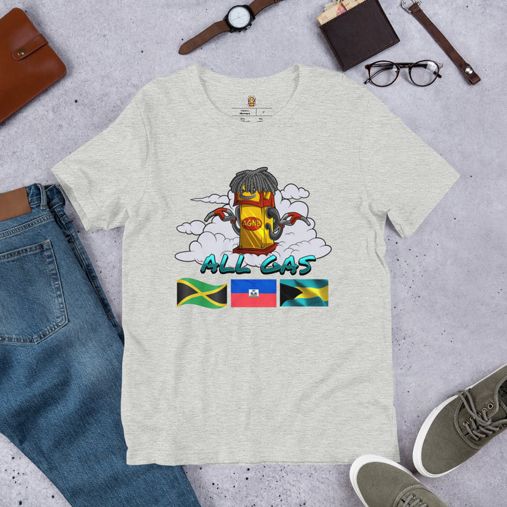 All Gas "Breathe Easy" Short-Sleeve Unisex T-Shirt