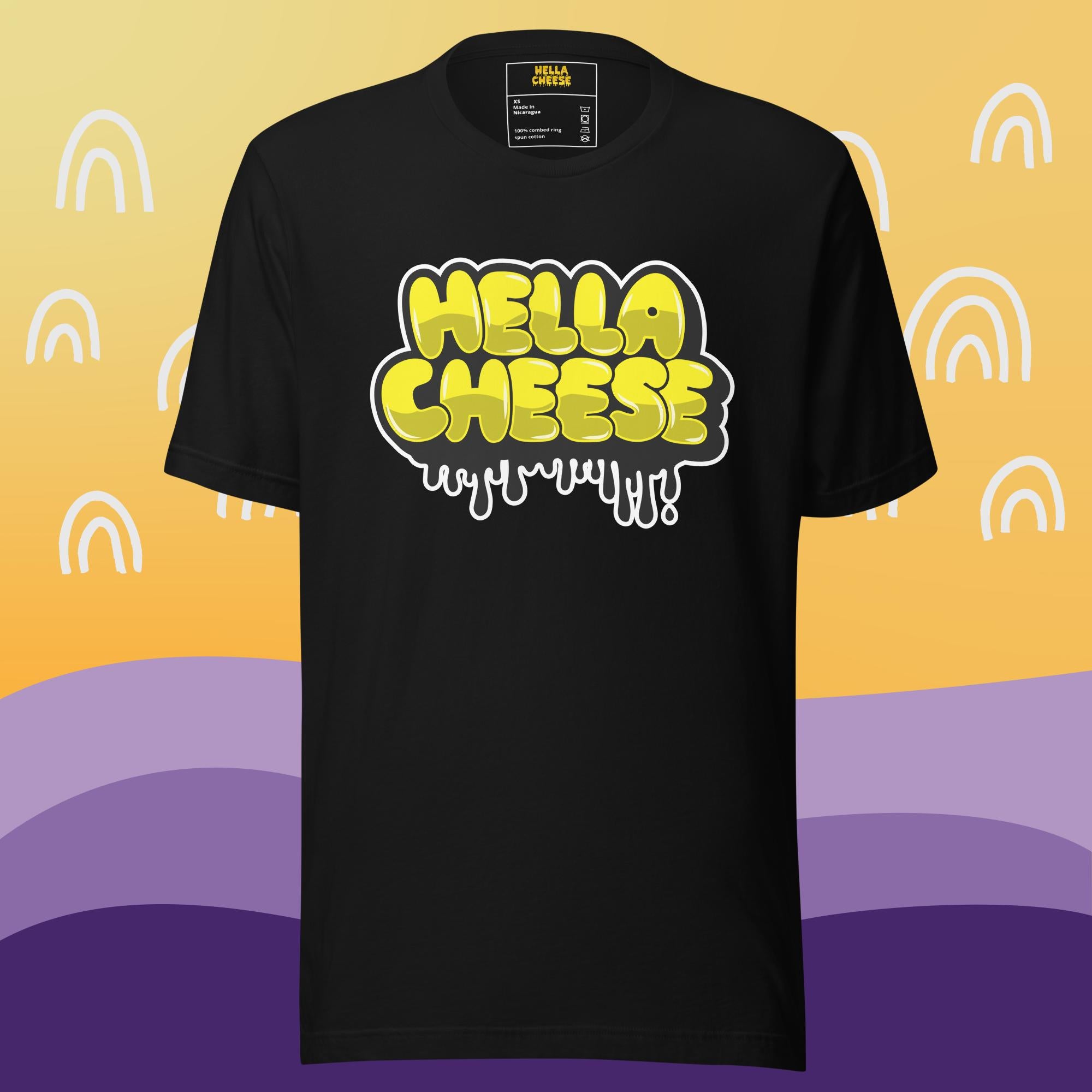 Hella Cheese Melt Unisex t-shirt