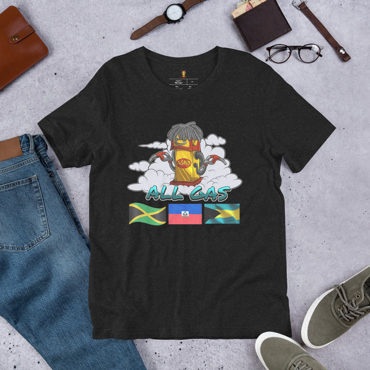All Gas "Breathe Easy" Short-Sleeve Unisex T-Shirt