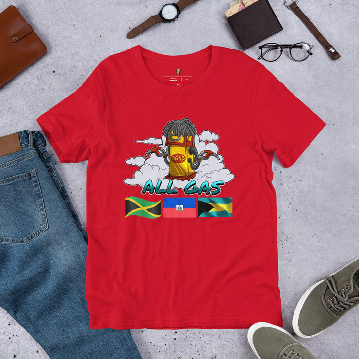 All Gas "Breathe Easy" Short-Sleeve Unisex T-Shirt