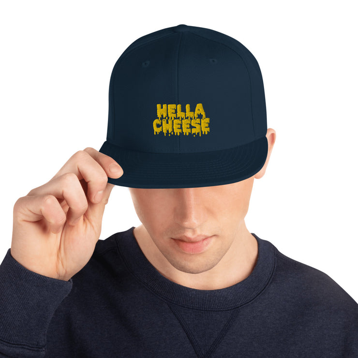 Hella Cheese Embroidered Snapback Hat