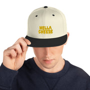 Hella Cheese Embroidered Snapback Hat