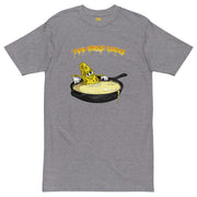 Too Much Sauce - Hella Cheese-Men’s premium heavyweight tee
