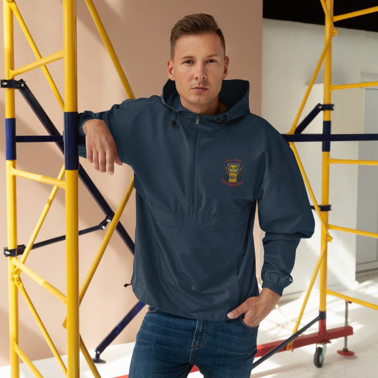 All Gas No Brakes Embroidered Champion Packable Jacket