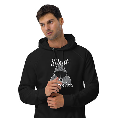 Silent Enemies - Unisex eco raglan hoodie