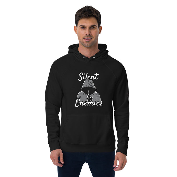 Silent Enemies - Unisex eco raglan hoodie