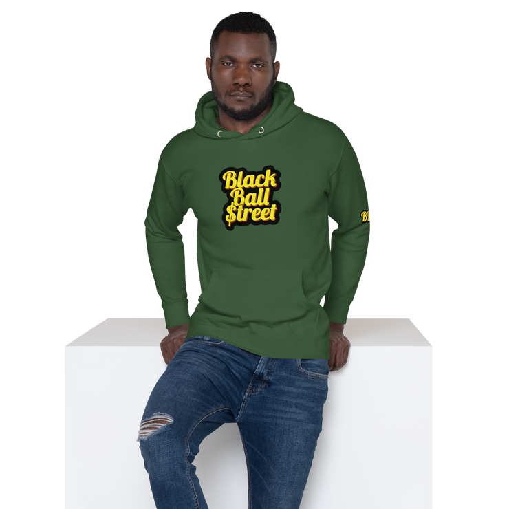 Black Ball Street Unisex Hoodie