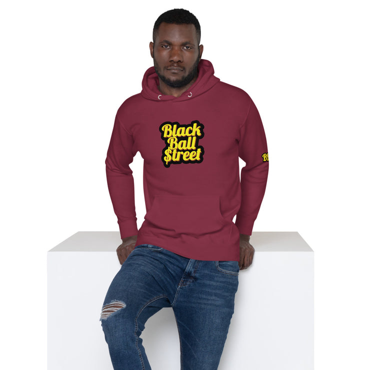 Black Ball Street Unisex Hoodie