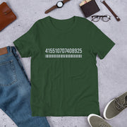 Bay Code Bar Code -Bay On My Back - BCBC Short-Sleeve Unisex T-Shirt