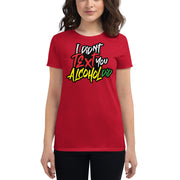 Text Who? Women's short sleeve t-shirt